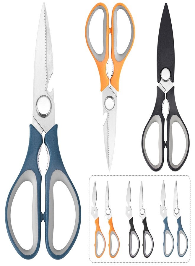 KITNATS 3-Pack Kitchen Scissors - Heavy Duty Utility Come Apart Kitchen Shears for Chicken, Meat, Food, Vegetables - Image 1